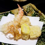 天雅 - 天ぷら一皿目