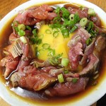 立呑み きむらや - 牛タタキユッケ風