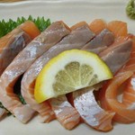 立呑み きむらや - サーモン刺身