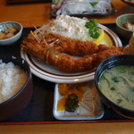 味くらべ - エビフライ定食（2,380円）