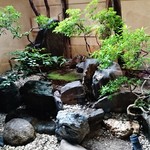 白碗竹快樓 - カウンター席から見える坪庭～♪(^o^)丿