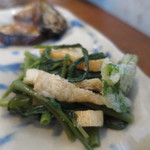 さくら食堂 - 空芯菜のおひたしアップ