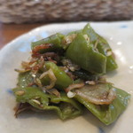 さくら食堂 - 万願寺唐辛子の炊いたんアップ