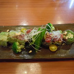 とんがらし - マグロとアボガド生春巻