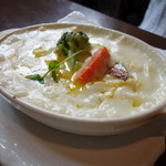 ファンタジア - 海老とマカロニのグラタン　ホワイトソースが何気に美味い♪