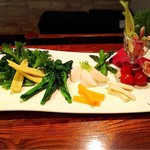 美味これくしょん神田倶楽部 - バーニャカウダのお野菜がとって〜も美味しかった！