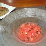 リストランテ ペガソ - ルバーブとスイカのズベッタ