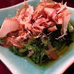 Ebisu Restaurant - ほうれん草のお浸し