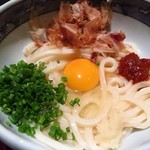 Ebisu Restaurant - 辛味噌釜玉うどん