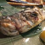 Nihommatsu - 岩魚の塩焼きの挑発。
