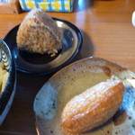 うどん あずま家 - わさびいなりとかしわおにぎり～