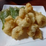 鳥料理 おかだ - スルメイカ天ぷら