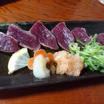 鳥料理 おかだ - 料理写真:ダチョウたたき