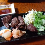 鳥料理 おかだ - カンガルーあみ焼き