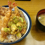 天丼てんや - のどぐろと空豆の天丼