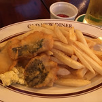 オールドニューダイナー - Fish＆Chips フィッシュ＆チップス 750円。