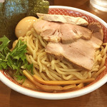 大ふく屋 - 特製肉玉煮干つけ麺 中盛