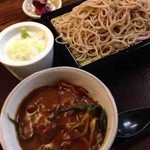 萬寿庵 - せいろ+ミニカレー丼