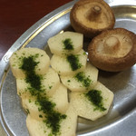 蛤亭 - 2016年7月中旬  『しいたけ』と『山芋』各¥300