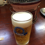 蛤亭 - 2016年7月中旬  生ビール ¥600
                                