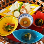 日本料理 桜坂 - 仙台牛とうばん膳全景・仙台牛は別盛り