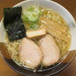 煮干らぁめん なかじま - 塩らぁめんのアップ