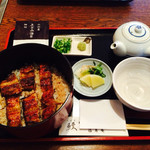 ふな定福島庵 - ひつまぶし。かなり美味しかったです！！