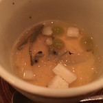 笹組 調整 - 秋田県山本 順菜の茶碗蒸し（2016年7月）