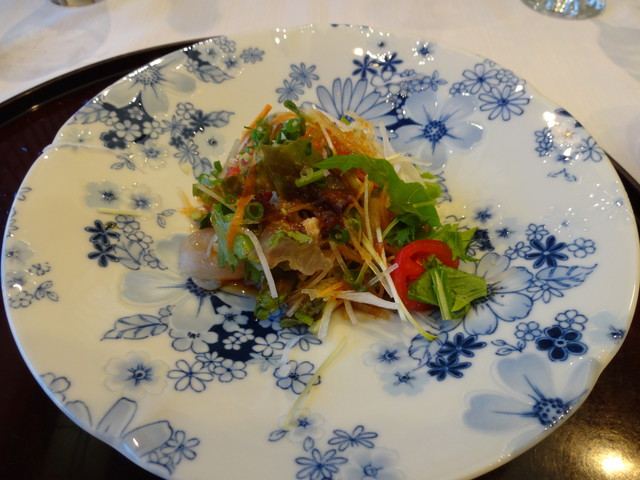 鱼末- 鮃の昆布缔めサラダ