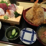 海鮮めし屋 磯人 - 刺身フライ定食