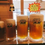 Yakutori Torifuku - 生ビールサンプル メガ1リットル…