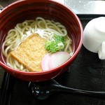 道の駅はが お食事処 楓の里 - きつねうどん