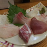 味亭 風花 - 刺身盛り合わせ
