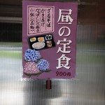 Sobaya Hachi Bee - 昼定食（通常900円→ランパスvol.6提示で500円）
                        ●ざるそば・ちらし寿司・かき揚げ・小鉢(日替わり)