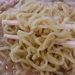 幸楽苑 - 味噌野菜らーめん637円（麺固め）麺アップ