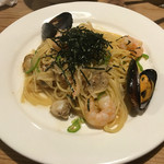 ダイニングカフェ　奇聞屋 - シーフード(和風)パスタ￥780★