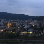 窓からの景色 鴨川