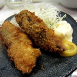 元祖立ち飲み屋 - 白身魚のプライ￥170円