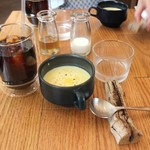 スモーブロー キッチン ナカノシマ - セット：コーヒー、スープ