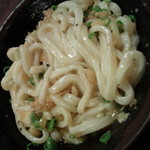 手打十段 うどんバカ一代 - 釜バターうどん（中）