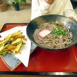 農家屋台いい麺亭 - かきあげそば風(400円)