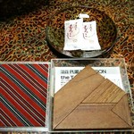 和風宿　岡部荘 - お茶菓子はもろこし、この木のパズル懐かしいですね♪