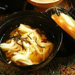 和風宿　岡部荘 - 稲庭うどん(七味掛け)♪