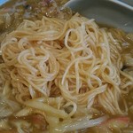 中国料理 西海 - 麺は、極細麺