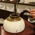 中國菜 浜正 - 陳年紹興酒　古越龍山「甕」カラフェ：1,280円