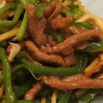 中國菜 浜正 - 牛肉とピーマンの炒め