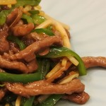 中國菜 浜正 - 牛肉とピーマンの炒め