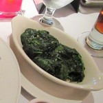 Willie G's Seafood & Steaks - ほうれん草。