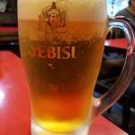 恵比寿食堂 - 生ビール（480円）