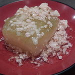 桜川 - お通し　　　　　　　　冬瓜と鶏ひき肉の煮もの